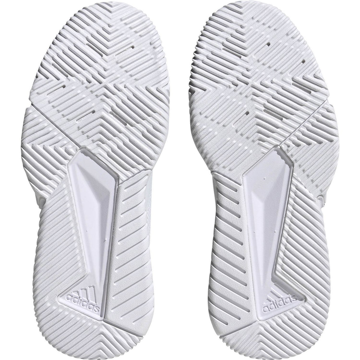 adidas Court Team W 26/27 Hallenschuh- weiß-silber, Damen