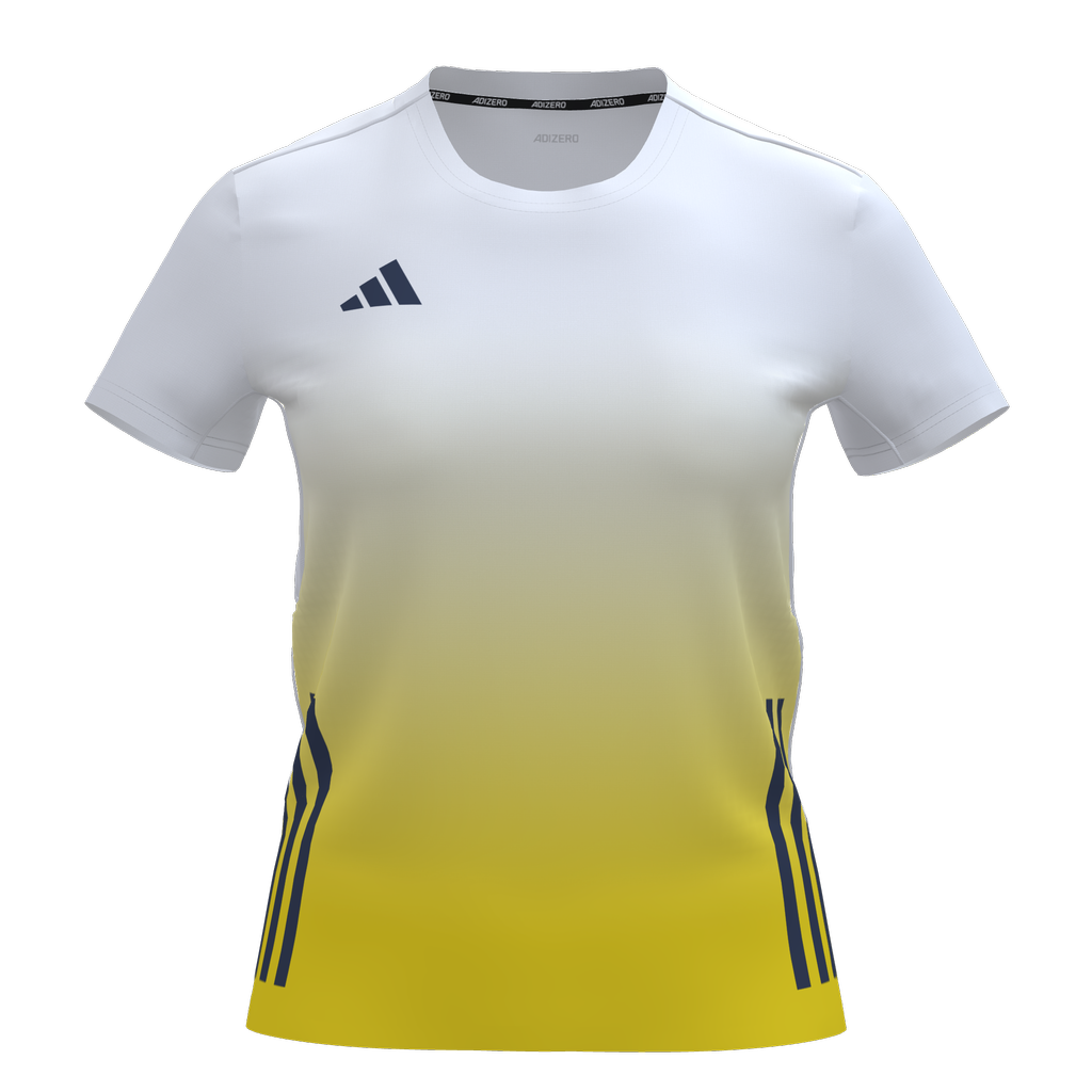Adizero Essentials Shirt für Damenjin weiß mit gelbem Farbverlauf