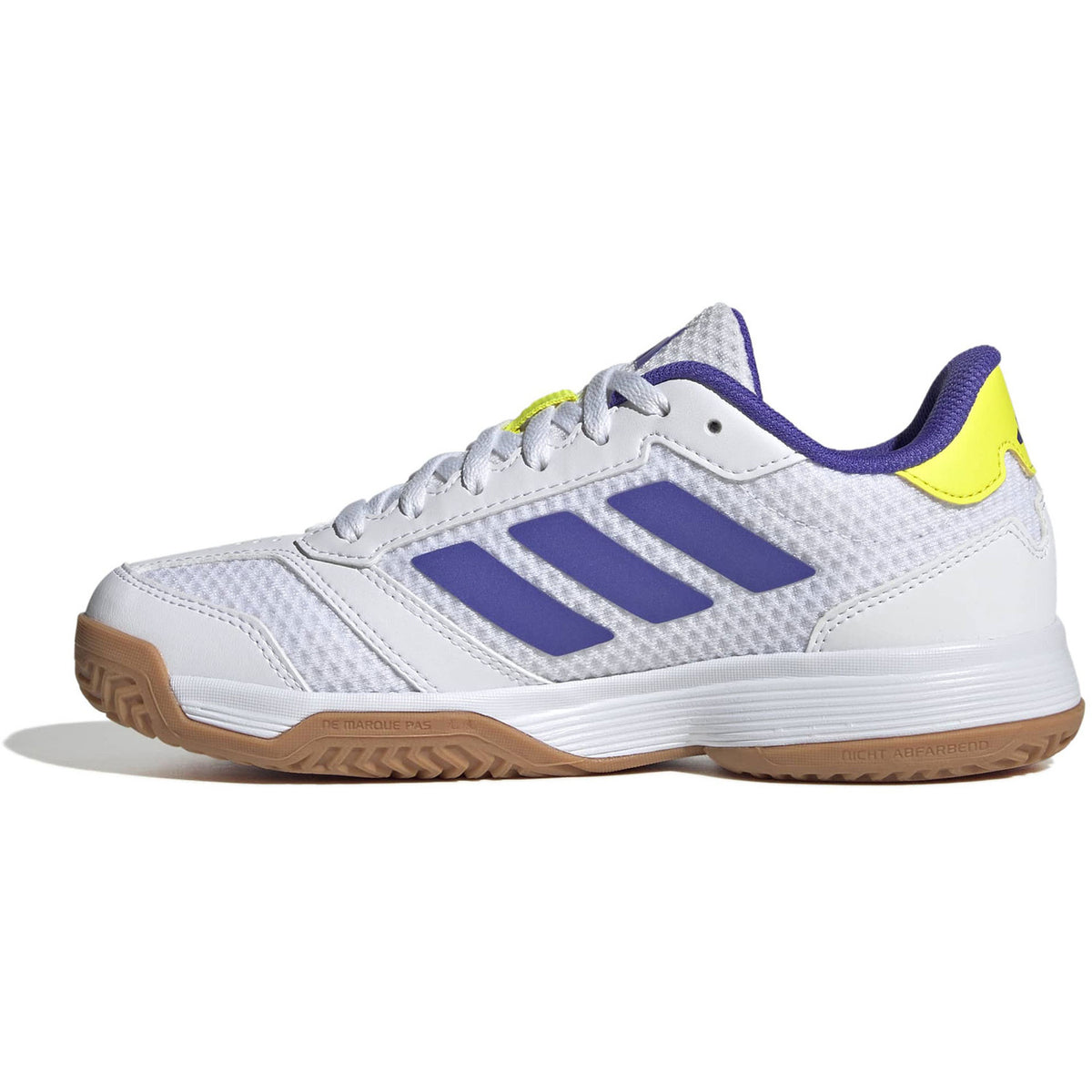 adidas Ligra 8 K 26/27 Hallenschuh, weiß-blau, Kinder