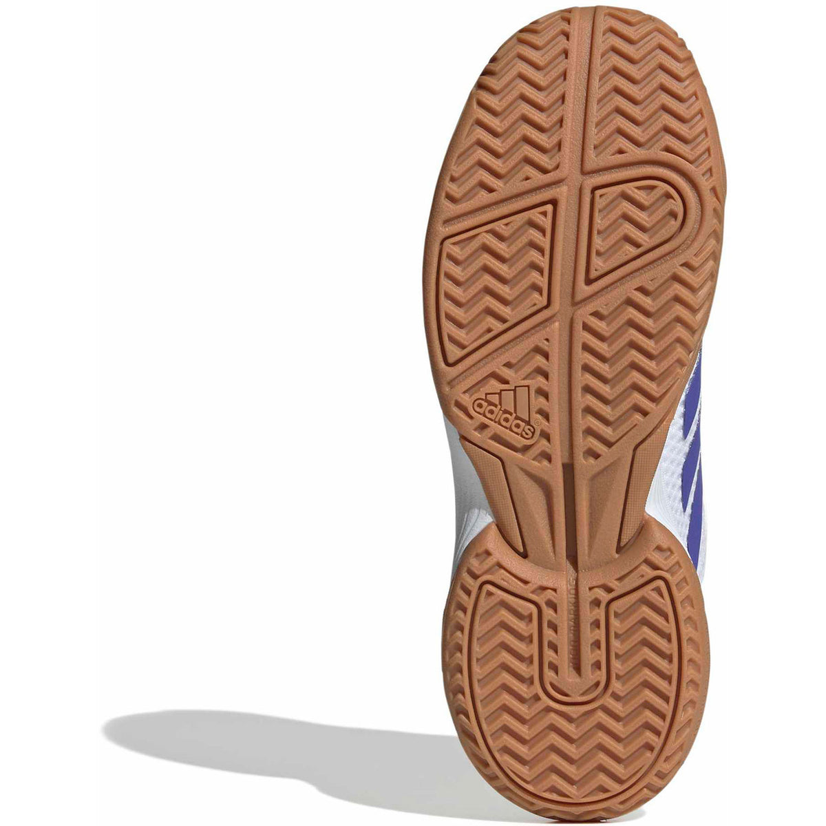 adidas Ligra 8 K 26/27 Hallenschuh, weiß-blau, Kinder