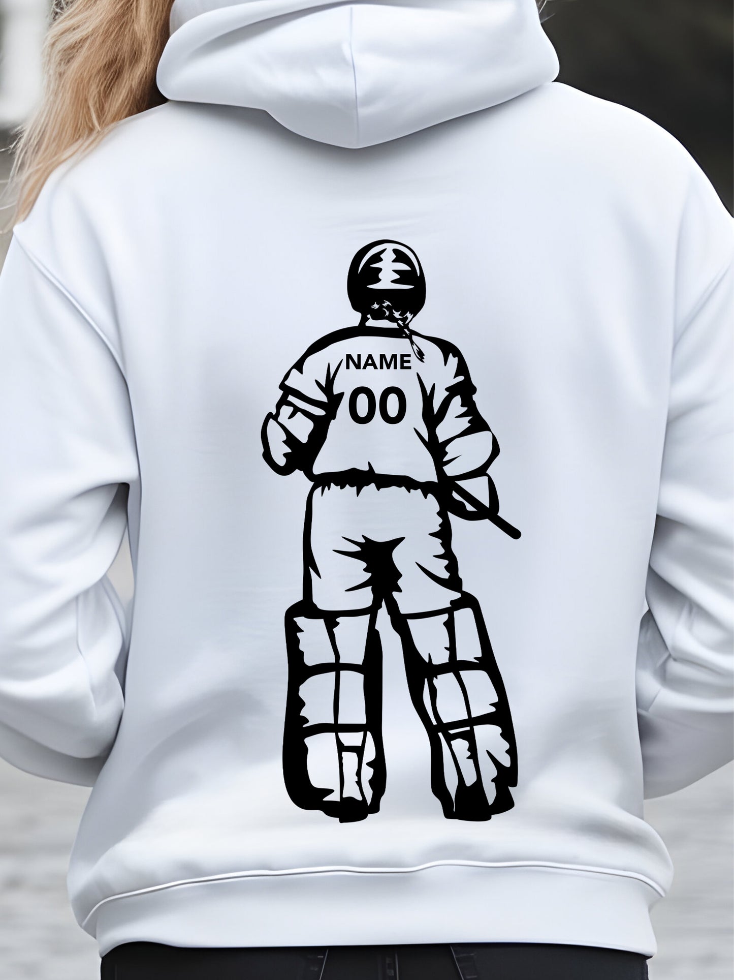Löwen Hockey Hoodie JUNIOR -   TORWART Rücken