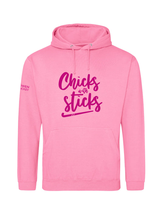 Löwen Hockey Hoodie SENIOR -  Chicks with Sticks