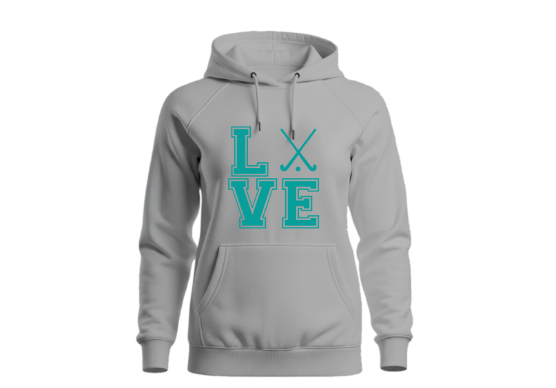 Löwen Hockey Hoodie Hockey Schriftzüge