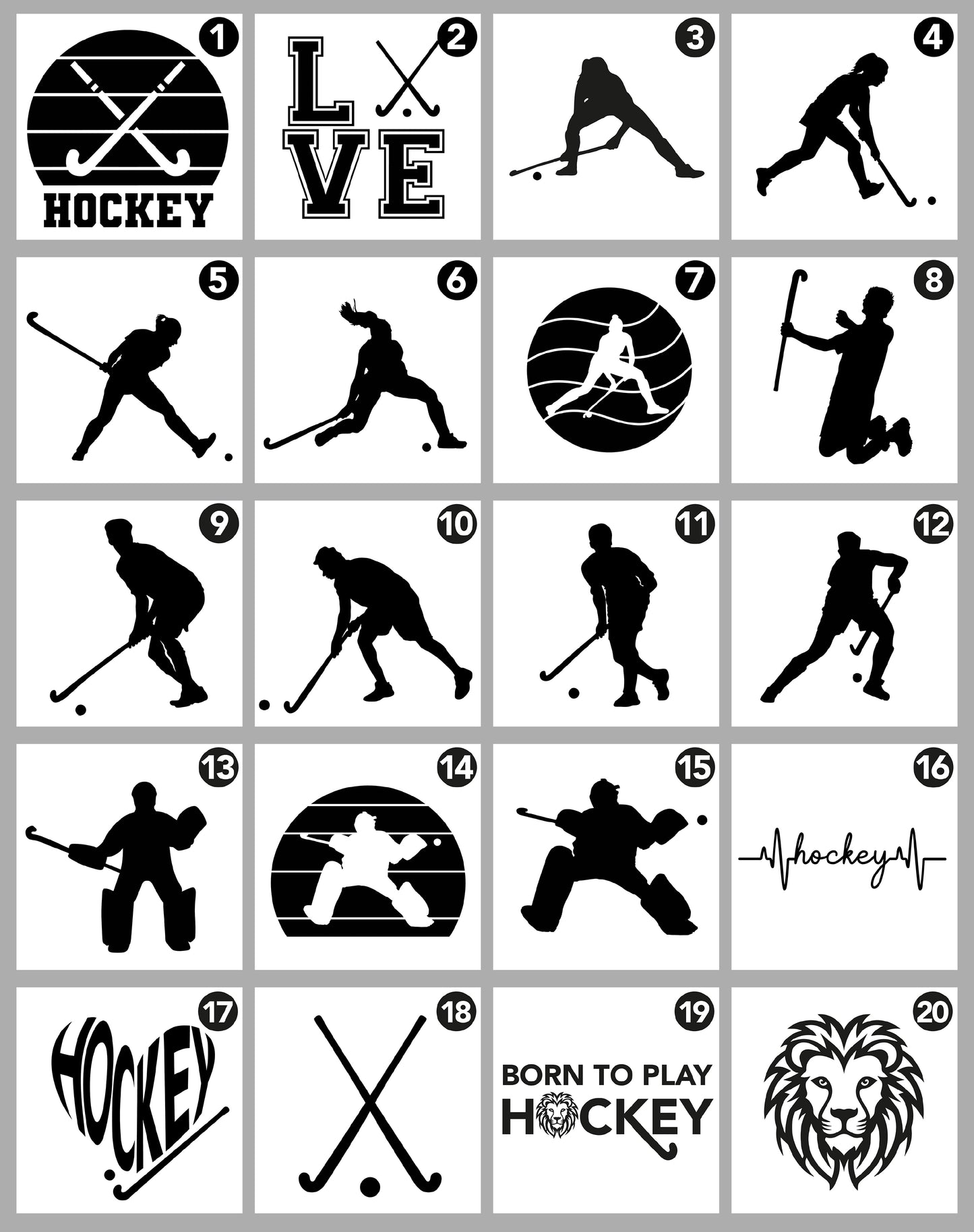 Löwen Hockey Täschchen