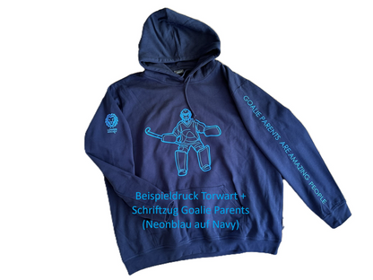 Hoodie Herren, einfarbige Kapuze - Löwen Hockey Kollektion