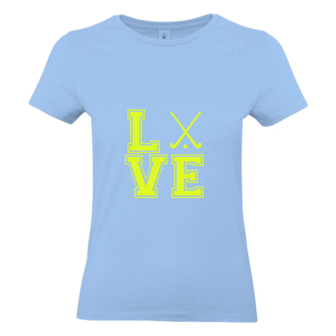 T-Shirt Hockey LOVE, Hockeyherz, Hockeyherzschlag