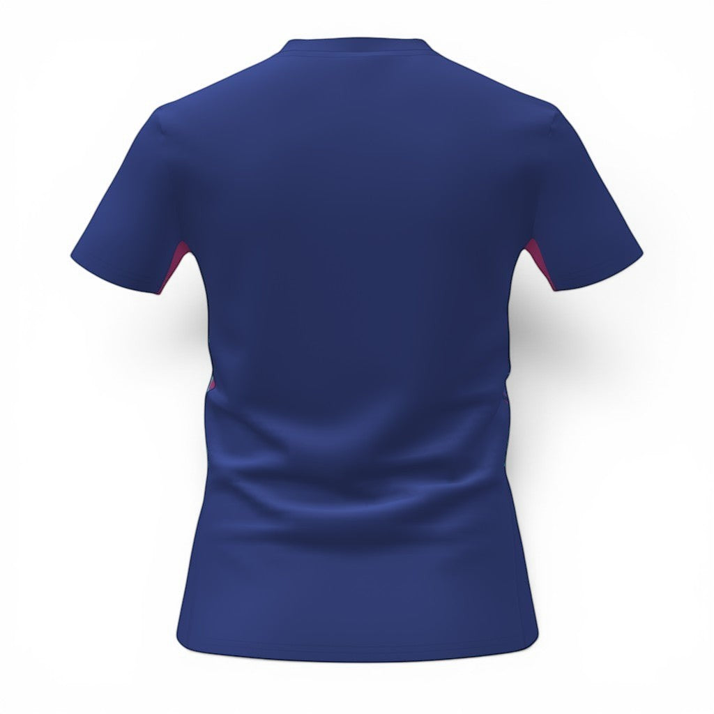 Löwen Hockeyshop Adidas Adizero Damen Trikot in Royalblau mit pinken Akzenten, atmungsaktiv und leicht.